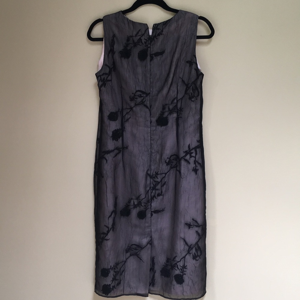 Trio NYBlack Sheath Cocktail Dress Size 8 - Picture 4 of 4